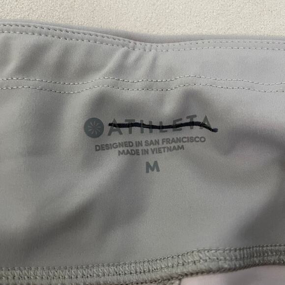 Athleta Contender Aero 7/8 Tight Workout Running Sz Medium EUC Gray Yoga Gym - Picture 5 of 11